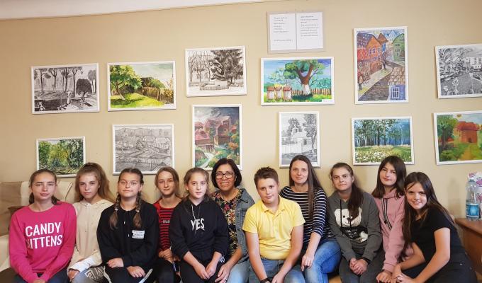 Пленер «Олівець Івана Франка» поєднав учнів мистецьких шкіл Дрогобича та Кремінної