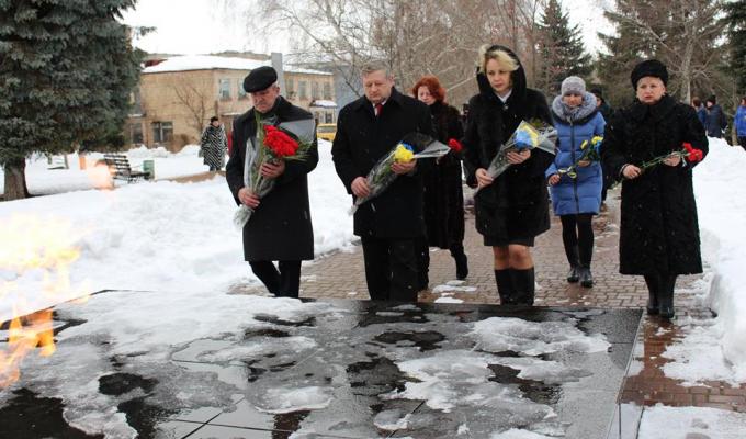 Сьогодні у Кремінній відзначили 75 – ту річницю визволення від нацистської окупації. 