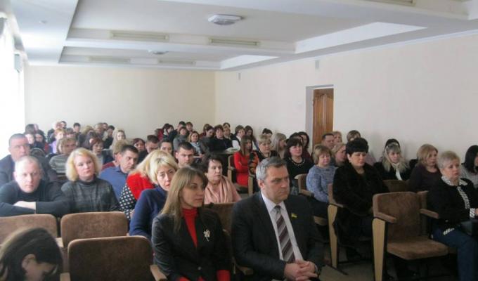 Представлено публічний звіт голови райдержадміністрації Наталі Чехути. 