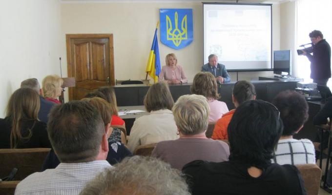В райдержадміністрації ділились досвідом. 