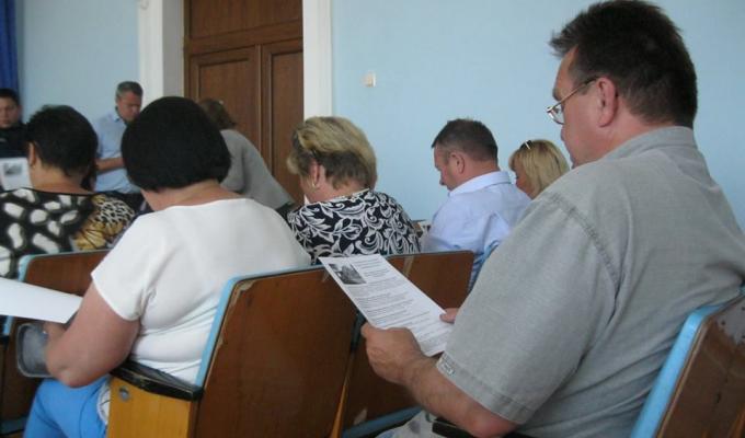 Голова райдержадміністрації взяла участь у нараді з головами місцевих рад. 