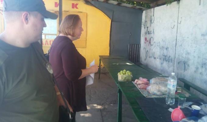 Проведено черговий рейд, направлений на впорядкування місць здійснення торговельної діяльності в місті 