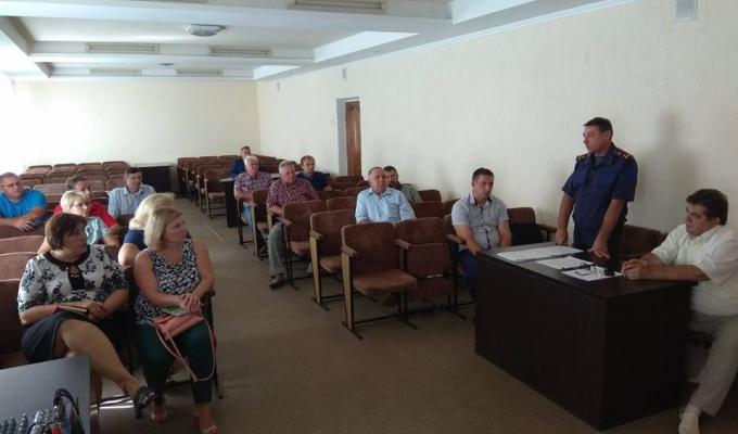 На засіданні районної комісії з питань техногенно-екологічної безпеки та надзвичайних ситуацій були розглянуті питання протипожежної безпеки