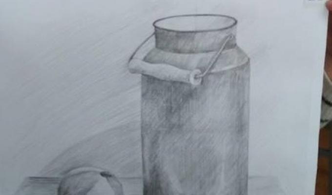 Вихованці районної дитячої художньої школи взяли участь в обласному конкурсі з академічного малюнку «Срібний олівець»!