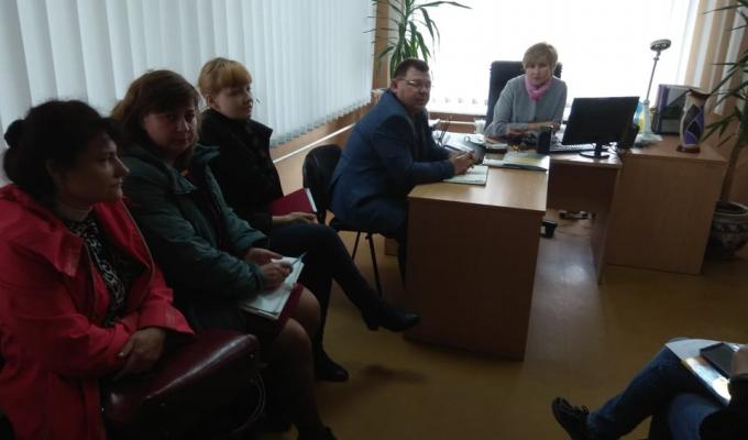 Сьогодні в управлінні соціального захисту населення райдержадміністрації відбулась робоча нарада. 