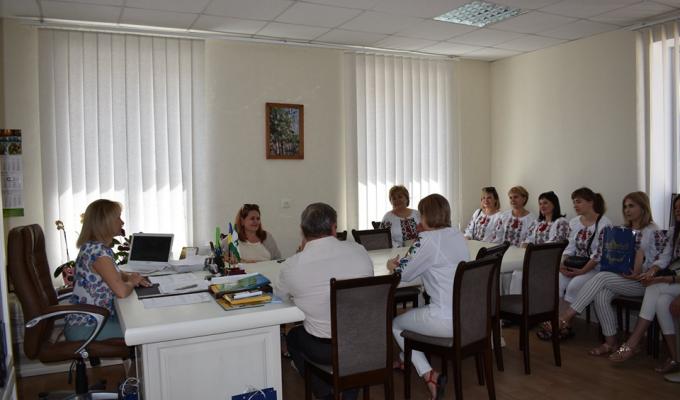Делегація львівських культурян в рамках проекту «Змінимо країну разом!» зустрілась із головою райдержадміністрації.