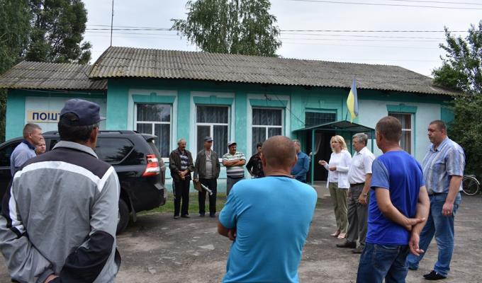 Голова райдержадміністрації Наталя Чехута із робочим візитом відвідала Невську громаду.