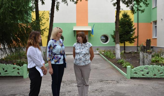 Вчора голова райдержадміністрації Наталя Чехута побувала із робочим візитом у дитячих садочках міста