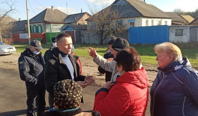 Олег Клименчуков зустрівся із жителями селища Діброва