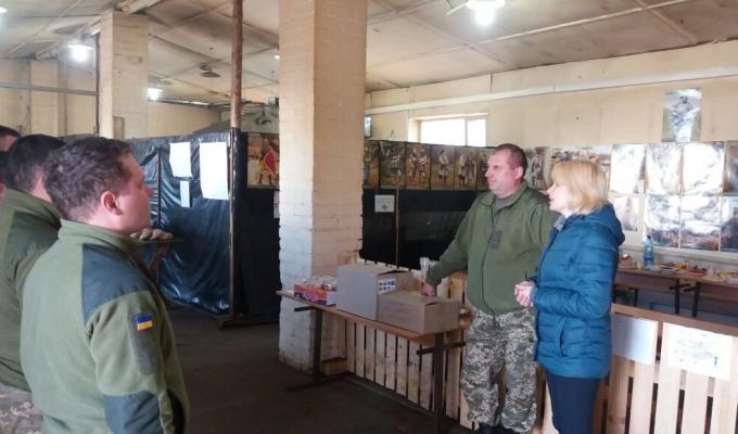 Голова райдержадміністрації привітала бійців з Великоднем. 