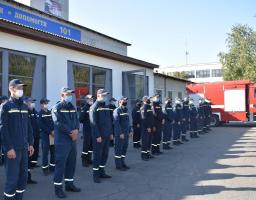 17 вересня голова Кремінської райдержадміністрації привітав колектив 21-ї Державної пожежно-рятувальної частини