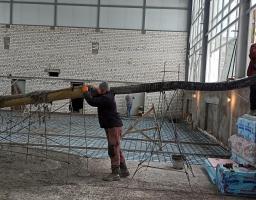 До кінця поточного року має бути завершено будівництво каркасної спортивної зали у Кремінському ліцеї № 2