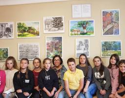 Пленер «Олівець Івана Франка» поєднав учнів мистецьких шкіл Дрогобича та Кремінної