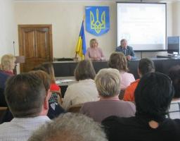 В райдержадміністрації ділились досвідом. 