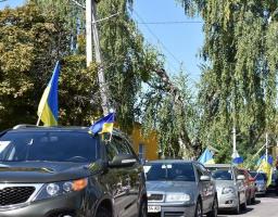 23 серпня вулицями міста проїхала колона байкерів та автомобілів.