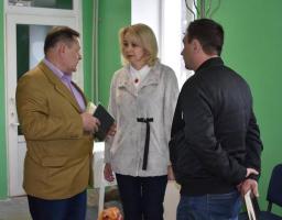 Голова райдержадміністрації ознайомилась із ходом робіт по реконструкції міської лікарської амбулаторії загальної практики - сімейної медицини 