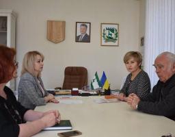Голова райдержадміністрації зустрілась із керівником районного товариства «Союз Чорнобиль». 