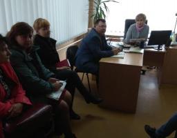 Сьогодні в управлінні соціального захисту населення райдержадміністрації відбулась робоча нарада. 