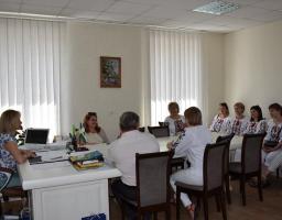 Делегація львівських культурян в рамках проекту «Змінимо країну разом!» зустрілась із головою райдержадміністрації.