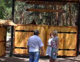 Голова райдержадміністрації відвідала базу відпочинку «Лісова поляна». 