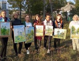 Учасники обласного пленеру малювали Кремінщину.