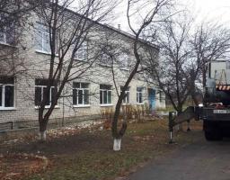 Продовжується реконструкція будівлі Красноріченської селищної лікарської амбулаторії.