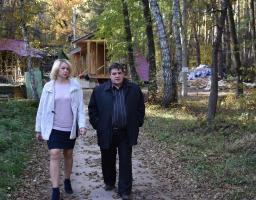 Хід реконструкції бази відпочинку «Лісова поляна» перевірила голова райдержадміністрації Наталя Чехута