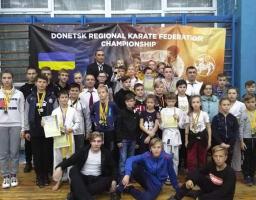 9 золотих, 5 срібних і 10 бронзових медалей – здобуток кремінських каратистів у Донецькій області.