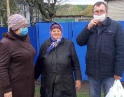Продуктові набори отримали жителі Новокраснянки 