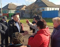 Олег Клименчуков зустрівся із жителями селища Діброва