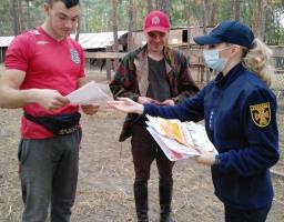 За минулу добу по району зафіксовані нові осередки займання у лісових масивах та на відкритій території поза межами житлового сектору