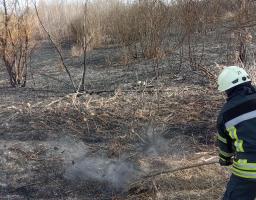 Лише з початку березня у районі зафіксовано 44 пожежі