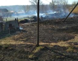 Пожежно-рятувальні підрозділи Кремінського району з 4 квітня здійснили 8 виїздів на гасіння пожеж від сухої рослинності