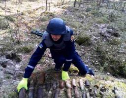 Піротехнічні підрозділи ДСНС України щодня проводять роботи щодо обстеження територій для виявлення, вилучення та знешкодження вибухонебезпечних предметів часів минулих війн.
