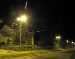 На порядку денному - вуличне освітлення. 