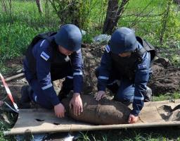 УВАГА! Вибухонебезпечні предмети!