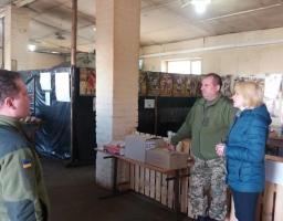 Голова райдержадміністрації привітала бійців з Великоднем. 